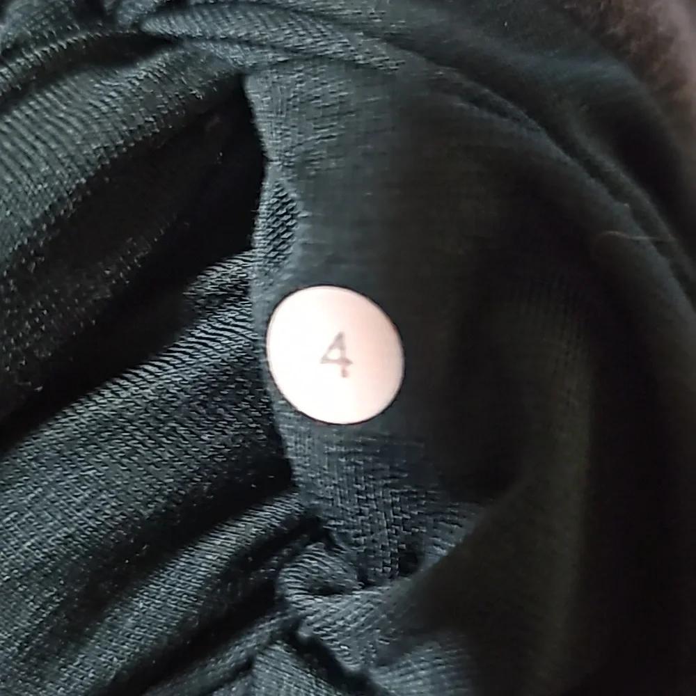 Lululemon Go Endeavor Heathered Green Sweatshirt with Cut Outs in Back